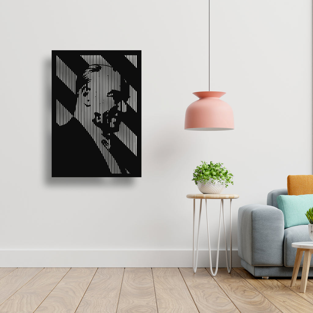 Mustafa Kemal Atatürk Modern Metal Duvar Dekoru – Lazer Kesim Profil Tasarım