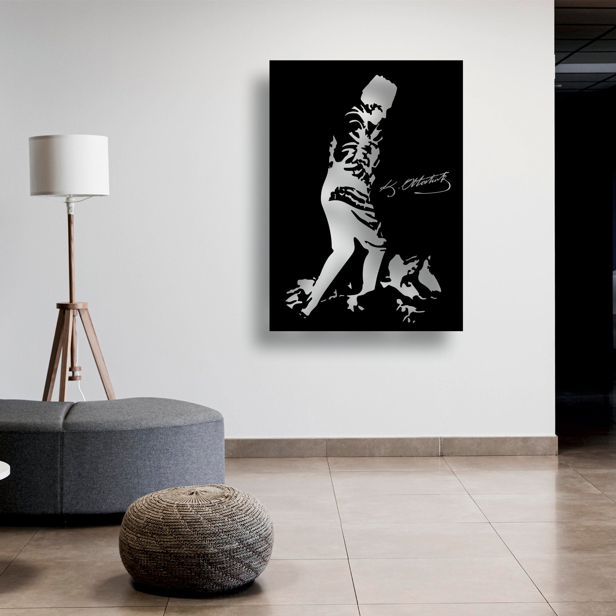 Kahraman Komutan Atatürk Duvar Dekoru