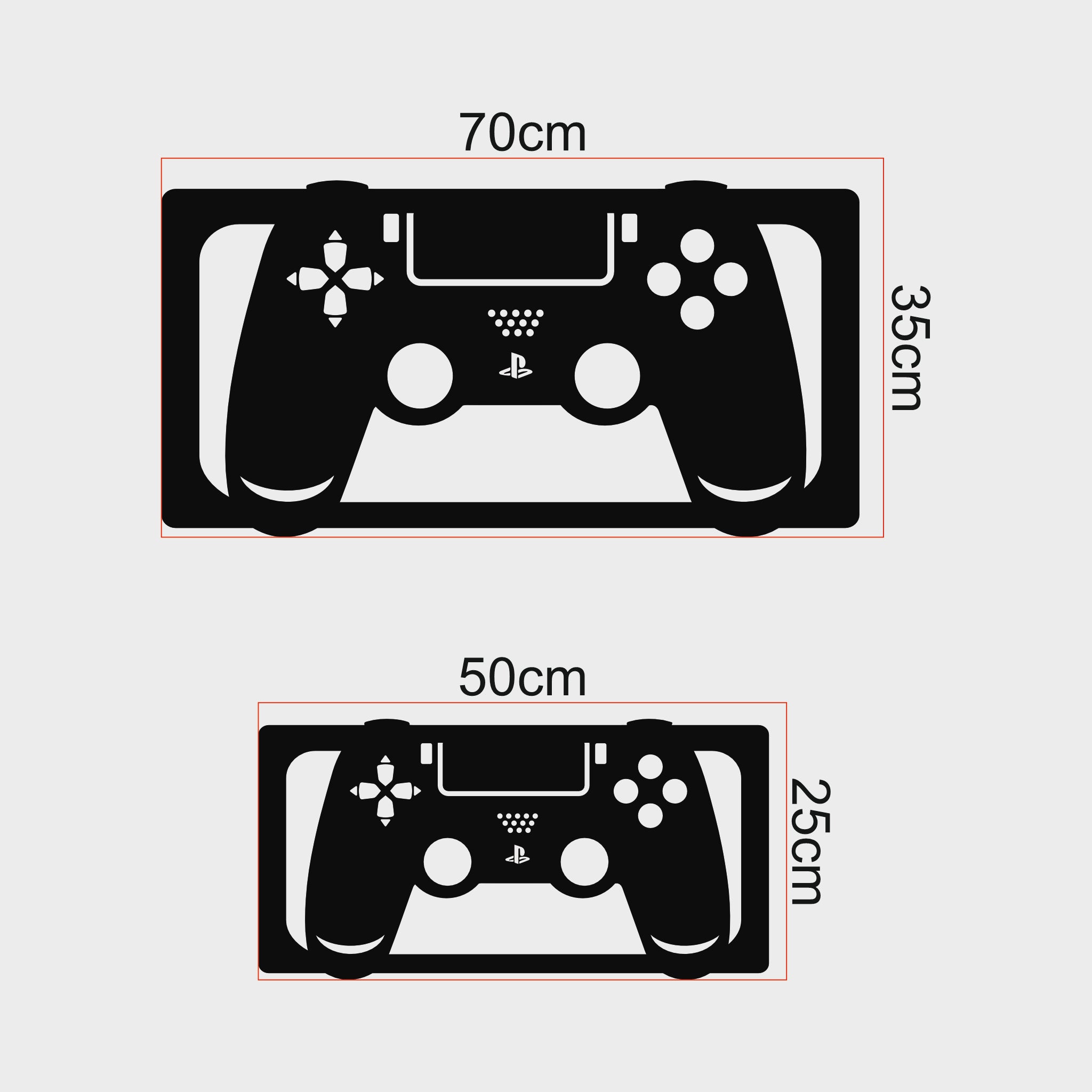 PlayStation Oyun Kolu Metal Duvar Dekoru | Gamer Odası Dekoru